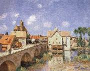 Alfred Sisley The Bridge at Moret Spain oil painting artist